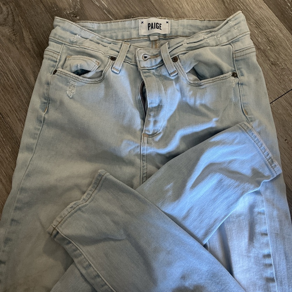 PAIGE Margot Ultra Skinny Jeans in Light Blue